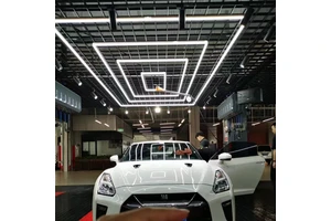 Machine Repair Station Lamp Premium Set of Led Wall Lights groove for Car Detailing Studio