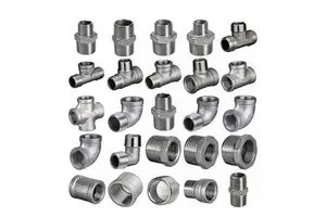 Factory Free Sample Line Fitting Stainless Steel Pipe Nipple Irrigation Fittings Mech Galvanized Steel Pipe Fitting in China