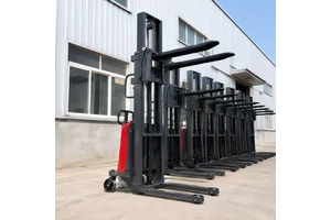 Free Shipping 1.2 Ton Electric Stacker Electric Reach Stacker 2 Ton 2000 Kg Multi Purpose Forklift Electric Stacker 1.5 Ton