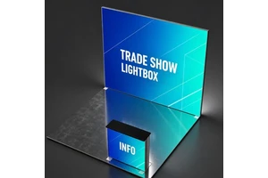 YZ Display Modular Custom Size Light Box Exhibition Booth For Exhibition Hall Booth