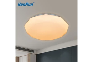 Home Decorative Hallway White Remote Dimmable Lamp Fixture Surface Modern Mounted Bedroom Living Room Round Led Ceiling Lights
