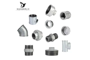 Threaded Pipe Fittings Plumbing Materials Plumbing Pipe Fittings Malleable Iron Threaded Fittings for Fire Fighting System