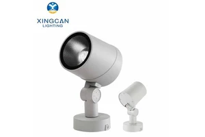 DMX512 RGB COB Reflective Cup with Round Fixed Seat and Deep Anti Glare Landscape Flood Lights Outdoor Factory Price Floodlight