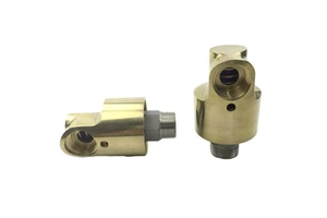GOGOATC Right-hand Thread High Temperature Industrial Water Brass Swivel Fitting Rotating Connector 1 Inch Rotary Joint