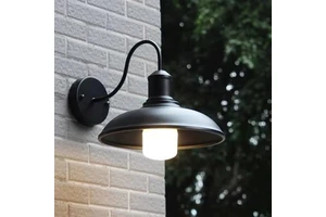Cross-border American retro loft industrial style wall lamps, bar and coffee shop corridor passageway lights, iron pot LIDS