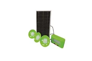 Eco-Friendly Energy Saving Solar Lighting System With 2Pcs Led Lamps Accessories