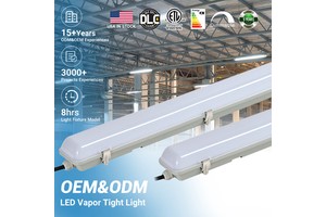 Industrial High Brightness Warehouse Parking Garage Lighting Fixtures 40w 60w Ip65 Led Tri-proof Vapor Light