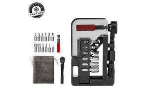 FAST BEE Model XL-1 Cycling Maintenance Tool Kit Mini Aluminum Alloy Bicycle Mechanic Repair Set Ratchet Wrench Driver Bits Set