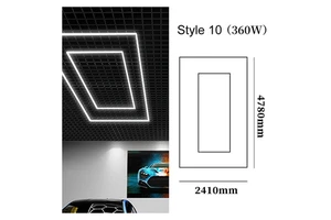 High Lightness Garage Light Hexagon Led Ceiling Light Car Workshop Honeycomb Led Garage Lights
