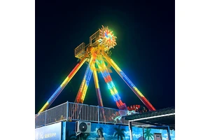 Custom Big Pendulum Amusement Ride LED Light For Night Amusement Park