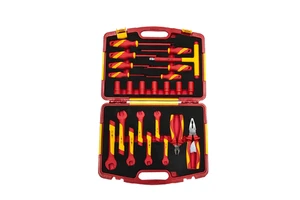 VDE Insulating Hand 24 Pcs Tools Set Auto Combination ABS Plastic and Steel Case Pack for Maintenance OEM