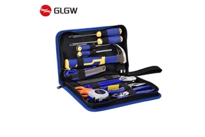 12 Pcs Household Hardware Home Small Gift Hardware Portable Canvas Bag Hand Tool Set High Quality Box Mechanic