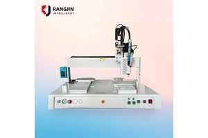 Benchtop Small Automatic High Precision Glue Dispensing Machine for PCB/Epoxy Resin/Hot Melt/UV Glue Rangjin Brand 1 Year 982