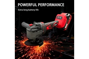 20V 100/115/125mm DIY High-Power Cordless Brushless Lithium-ion Battery Operated Grinding Disc Angle Grinder