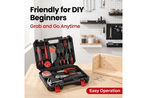 20 Piece Solid Carbon Steel Hand Tool Kit for Ready to Assemble Furniture and Repairs
