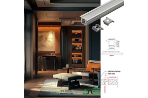 10*10mm LED Contour Strip Lamp Illuminate Your Space with This Stylish and Modern LED Contour Strip Lamp.