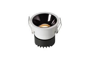 High Color Rendering COB Concealed Embedded LED Black Cup Optical Anti-Glare Home Decoration Spotlight