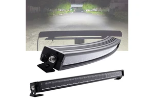 New E-mark Slim Curved 12V LED Light Bar For Road & Off-Road Cars/Trucks-IP68 Waterproof 140W-252W