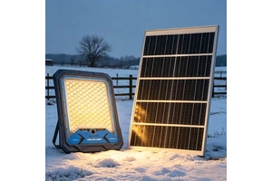 Super Bright Solar Floodlight Outdoor Waterproof Lighting Split Courtyard Lamp Emergency Portable