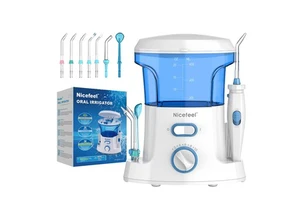Large Capacity 600ml Professional Oral Irrigator 10 Modes 7 Jet Tips Water Flosser Water Pick Dental Oral Irrigator