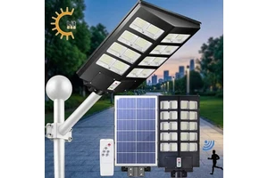 ABS 600W LED Solar Street Light 800W Integrated Solar Garden Lamp 1000W Outdoor IP65 Lighting
