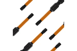 Industrial Grade Acetate Handle SQ2 50mm Square Head Torque Screwdriver Bit #2 OEM Strong Magnetic