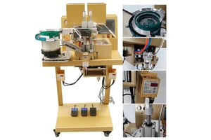 Full-automatic Intelligent Five-color Bead Nailing Machine Clothing Computer Double Heads Pearl Machine For Ladies Cloth Clothes