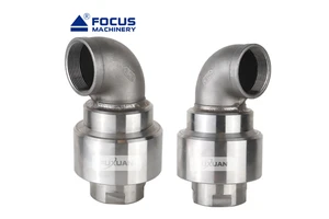 Factory Wholesale Stainless Steel High Pressure Swivel Joints Water Hydraulic Oil Rotary Unions