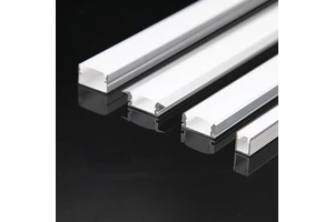 Modern LED Light Strips Aluminium Channel with PC Cover Factory Direct Sale Recessed Drywall Plasterboard LED Profile