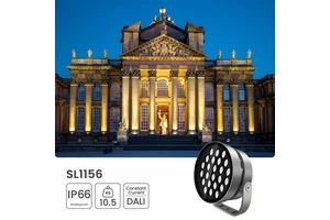Outdoor Aluminum High Bright Lightweight 100W/150W LED Spotlight Flood Light IP66 2700-6500K RGB DMX512 Landscape Lighting