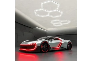 Led Work Light, Exhibition LED Hexagon Light with High Durability - Perfect for Frequent Trade Show Use