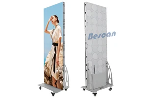 Shenzhen ~Trade Shows Event Promotions and Brand Marketing Portable Floor Display Stand for LED Light Box