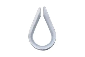 Overhead Line Hot Dip Galvanized Heavy Duty Stainless Steel Thimble Thimbles Wire Rope Thimble Electroplating