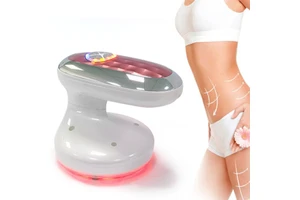 Beauty RF Sonic Red Led Light Therapy Hand Held Face & Body Weight Loss Shape Contouring Belly Heating Fat Reduction Machine