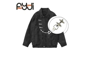 Zinc Alloy Belt Buckle Aircraft Shape Pair Button Lobster Clasp Coat Jacket Hasp Buckles for Clothing Accessories Fireman Clasp