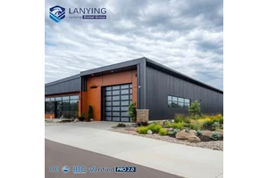 Custom Design Steel Warehouse, Prefabricated Industrial Workshop Metal Building