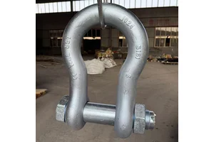 OEM 800-1200 Ton Heavy Duty US Type Galvanized Bow Shackle Lifting Chain Shackle