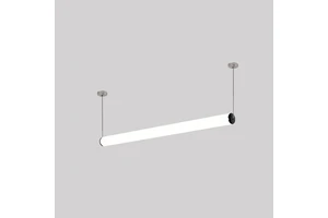 Modern Whole Body Light Cylindrical Strip 360 Degree Lights Horizontal and Vertical Level Hanging Pendant Chandelier Lights