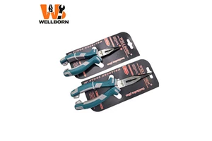 Efficient Steel Diagonal Cutting Pliers with Anti-slip Rubber & Plastic Handle Metric Multi-Functional DIY Industrial OEM