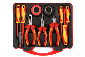 Peaktop 11pcs Professional 1000V Insulated Electrician Tool Set