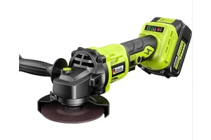 Angle Grinder, Electric Grinder Tool, Metal Grinder,Paddle Switch with Lock-on Button, Cutting & Grinding Wheels and Side Handle