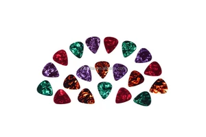 Cheerhas Brand New Color Guitar Plectrums Celluloid Material Marbled Materials Single Colors Electric Blank Colorful Guitar Pick