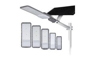 Energy-saving Street Lamp with Remote Control Integrated Solar Panel High-efficiency LED Solar Street Light for Outdoor Road