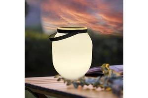 Energy Saving Led Outdoor Decorative Solar Powered Garden Lamp Pe 16 Colors Rgb Atmosphere Small Portable Other Solar Lights