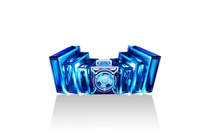 Customizable Shaped P2.5 Indoor Full-Color LED Display For Music Festivals Inside The DJ Booth With LED Lighting
