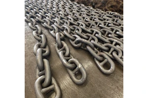 High Tensile Galvanized 70MM Alloy Steel Anchor Chain For Sale