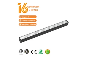 Aluminum Emergency Skyline Linear Light Anti-Glaring LED IP44 5-Year Warranty