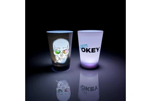 Reusable Plastic Led Light up Cups Fantastic Glow Cup Party Bar Night Club Festival Flashing Cup for Celebration