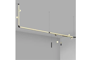 Indoor Store Shop Decorative Linear Lighting Spotlight Vertical Horizontal Linkable Linear Track Light Indirect Light Downlight