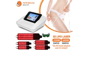 Red Light Therapy Fat Loss Slim Slimming Lipo Machine 980 Medical Led Belt Body Slimming Pain Relief 5d Contour Light Machine